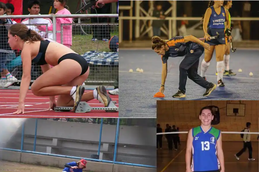 COMPLETA. En atletismo, compitió en distancias cortas; la preparación de equipos es su presente; el sóftbol su pasado, al igual que el vóley.