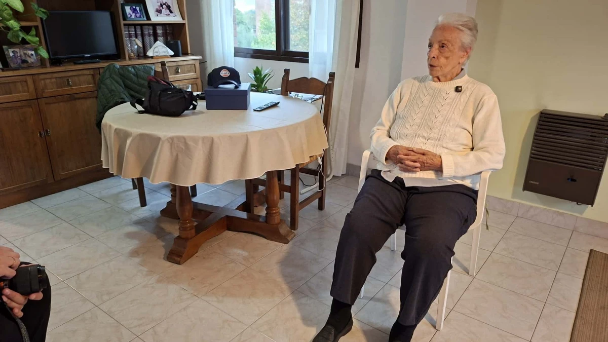 El impactante regalo que una empresa le hizo a la “Abuela F1”, la fanática de Franco Colapinto