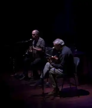 CENTRO VIRLA. Marcelo Moguilevsky y Juan Falú deleitaron a la platea.