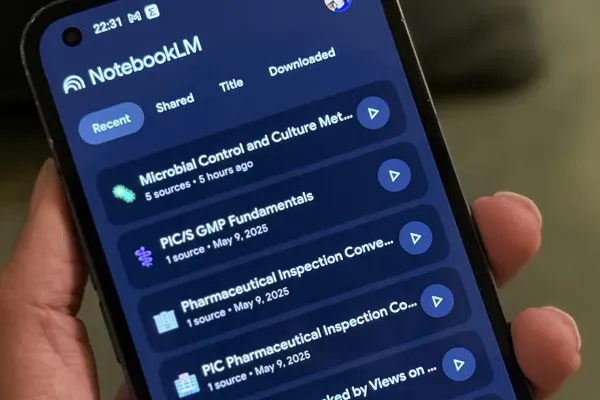Google lanzó la versión para celulares de su poderosa IA, Notebook LM