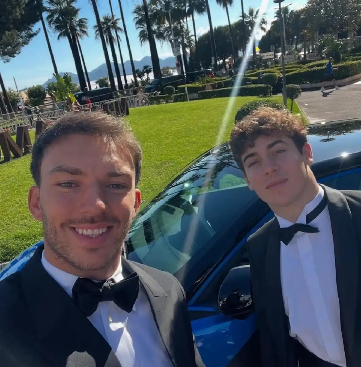 Las mejores fotos de Franco Colapinto en el festival de Cannes: “Hoy aprendí lo que es un smoking y un moño”