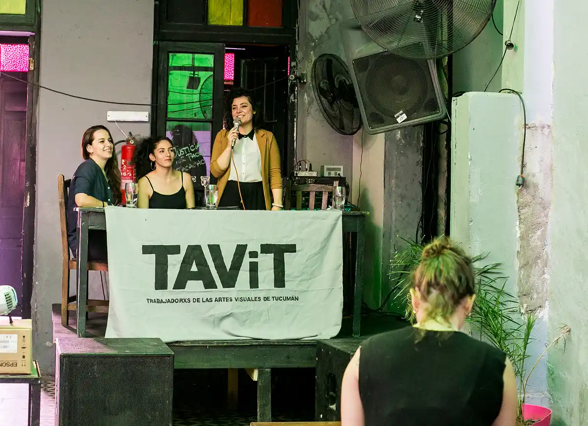 ASOCIACIÓN DE ARTISTAS. Tavit, creado en 2020, es una agrupación civil que busca mejorar las condiciones del trabajo artístico en Tucumán. / CORTESÍA ROMINA ROSCIANO FANTINO