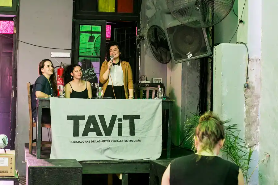 ASOCIACIÓN DE ARTISTAS. Tavit, creado en 2020, es una agrupación civil que busca mejorar las condiciones del trabajo artístico en Tucumán. / CORTESÍA ROMINA ROSCIANO FANTINO