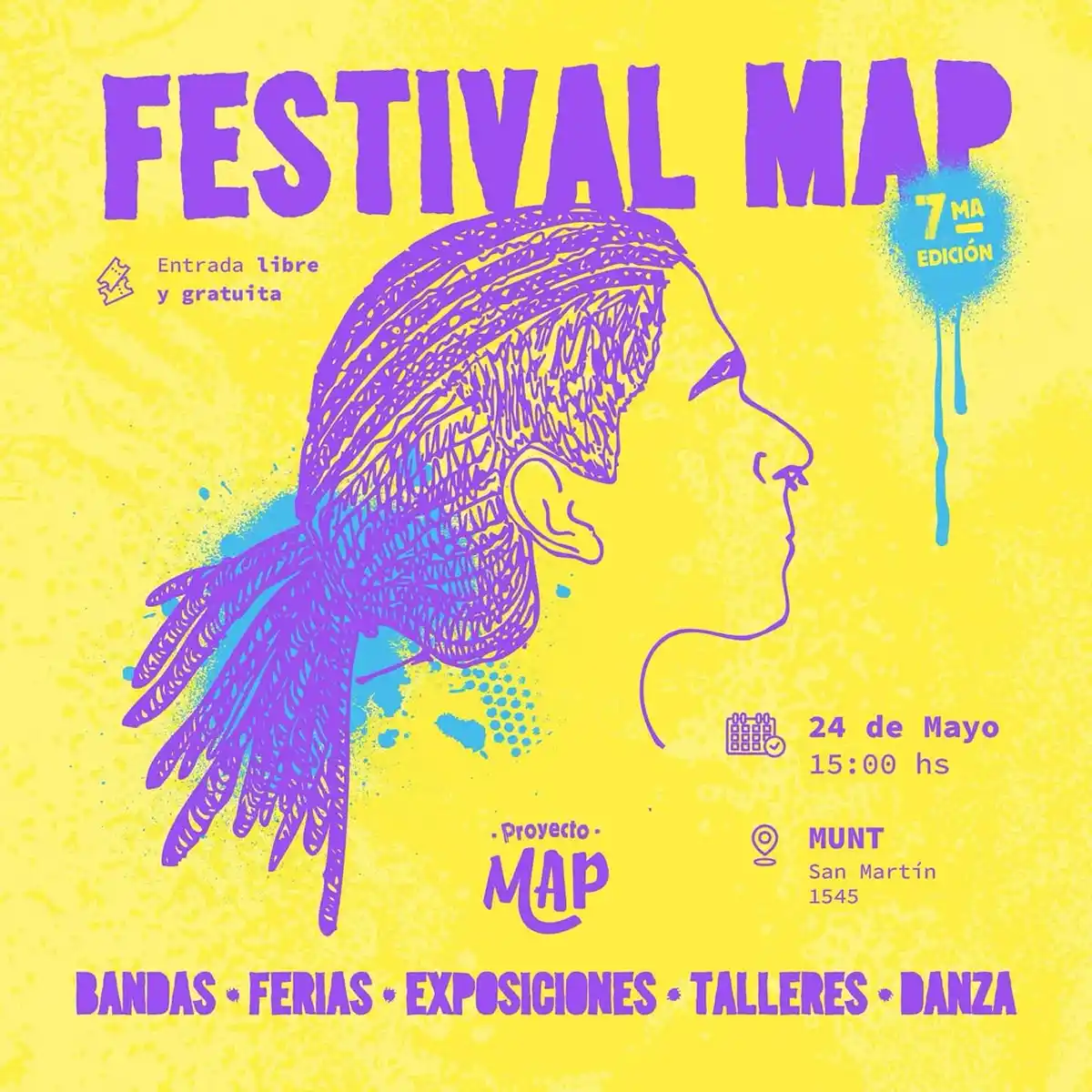 PROYECTO MAP. El Festival vuelve con su séptima edición en homenaje a Matías Albornoz Piccinetti, con arte, música y reflexión en el MUNT.