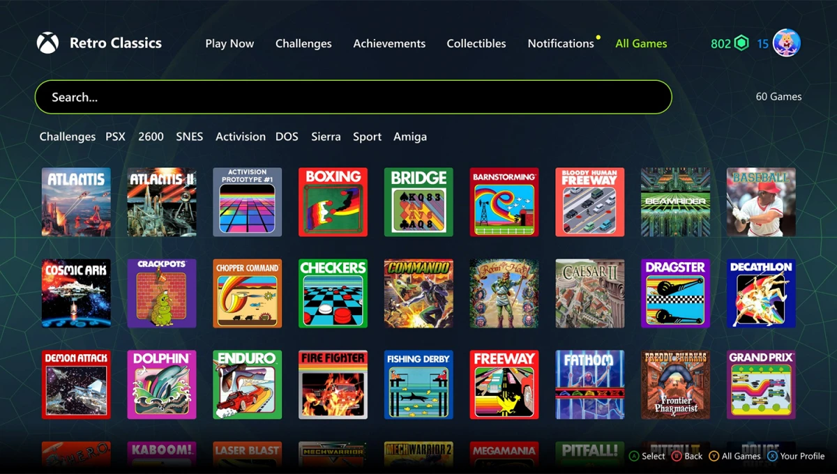 GRAN APUESTA. Los videojuegos están disponibles en la plataforma desde este mes.