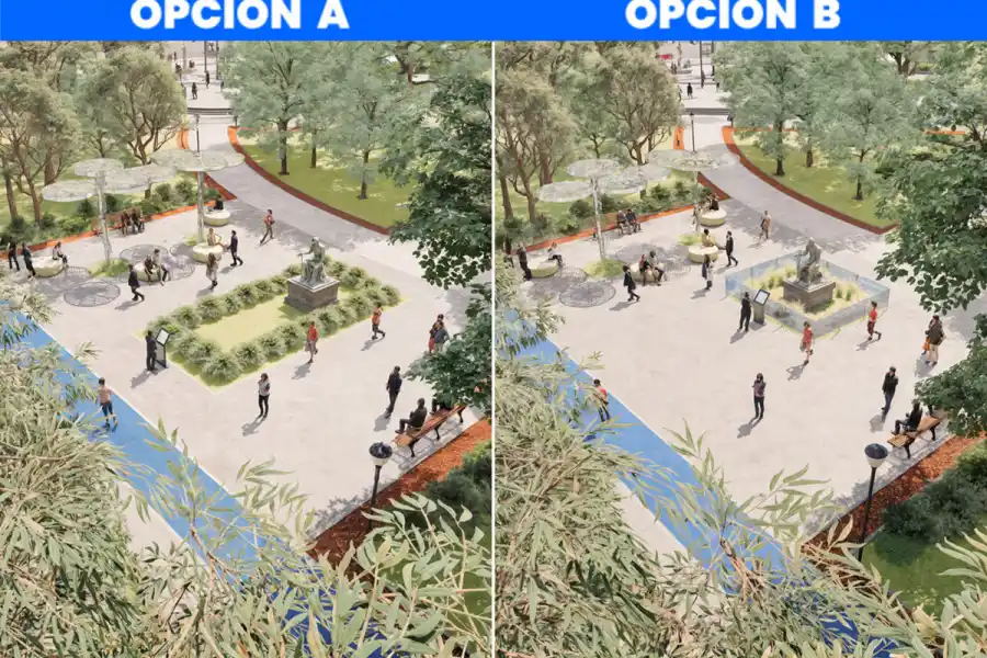 Proyecciones para el espacio conmemorativo de Jorge Luis Borges sobre la calle Muñecas.