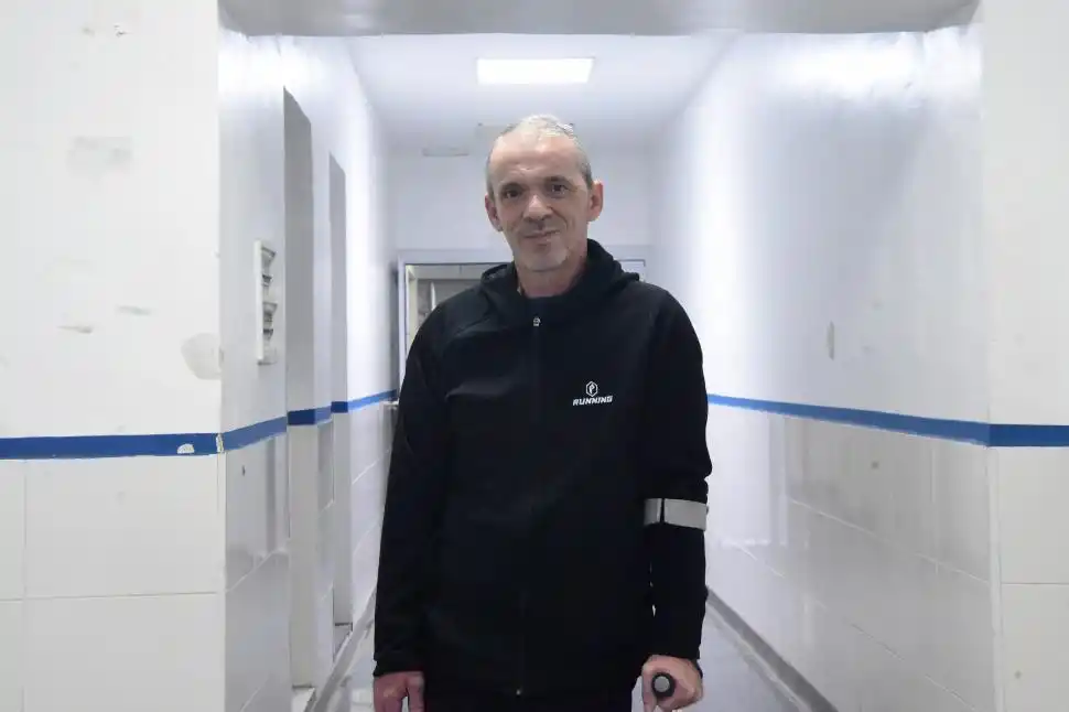 FESTEJO DOLOROSO. Luis Martino sufrió una dura caída en una celebración de fin de año, pero se recuperó. 