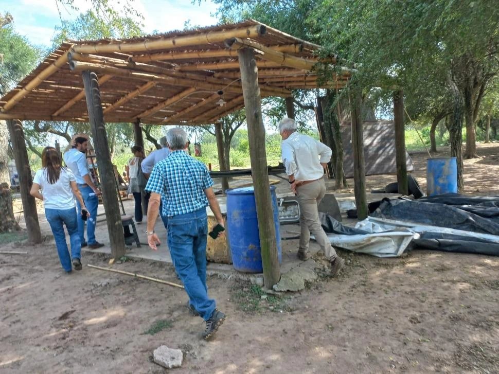 ADIÓS A UN PROYECTO. El supuesto glamping construido en tierras fiscales sin autorización pasó a ser un mero recuerdo.