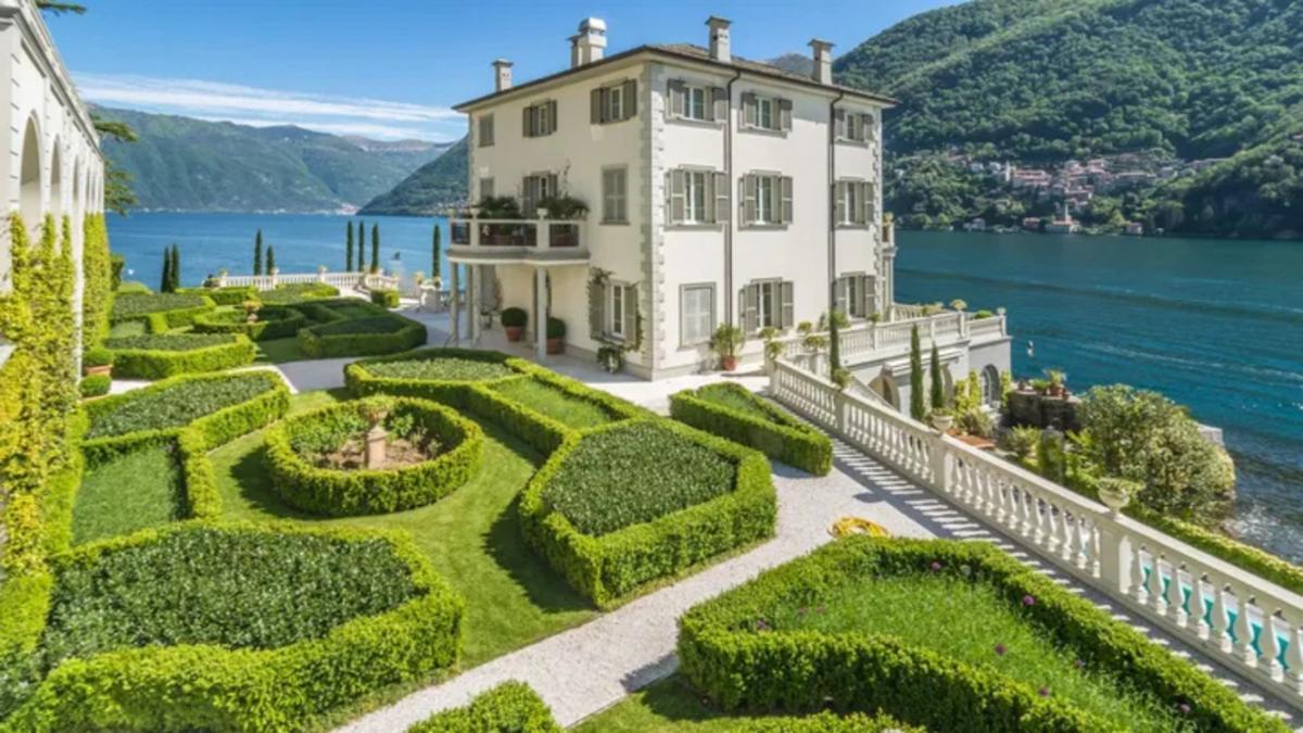 Así es la espectacular mansión de George Clooney en Italia: un refugio de 100 millones de dólares
