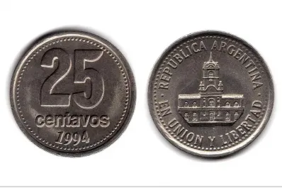 ¿Tenés esta moneda de 25 centavos? Podría valer medio millón de pesos