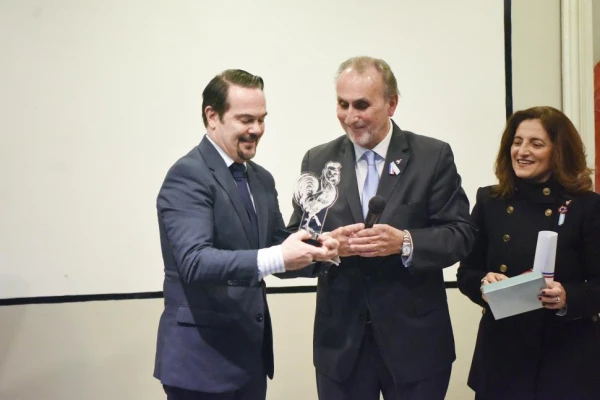 Romain Nadal recibió la distinción Paul Groussac