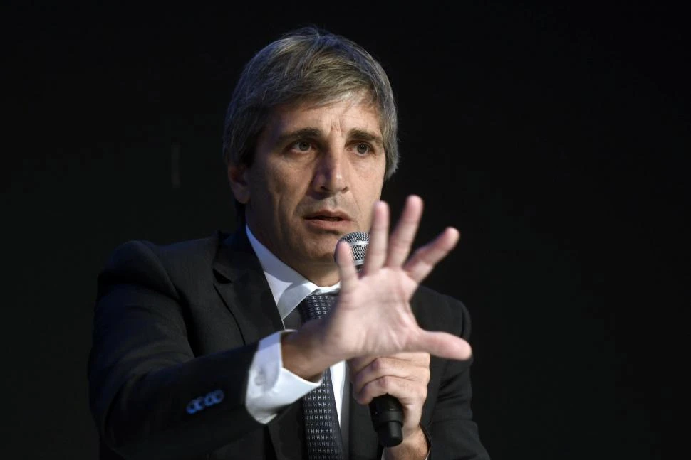 Luis Caputo, ministro de Economía.
