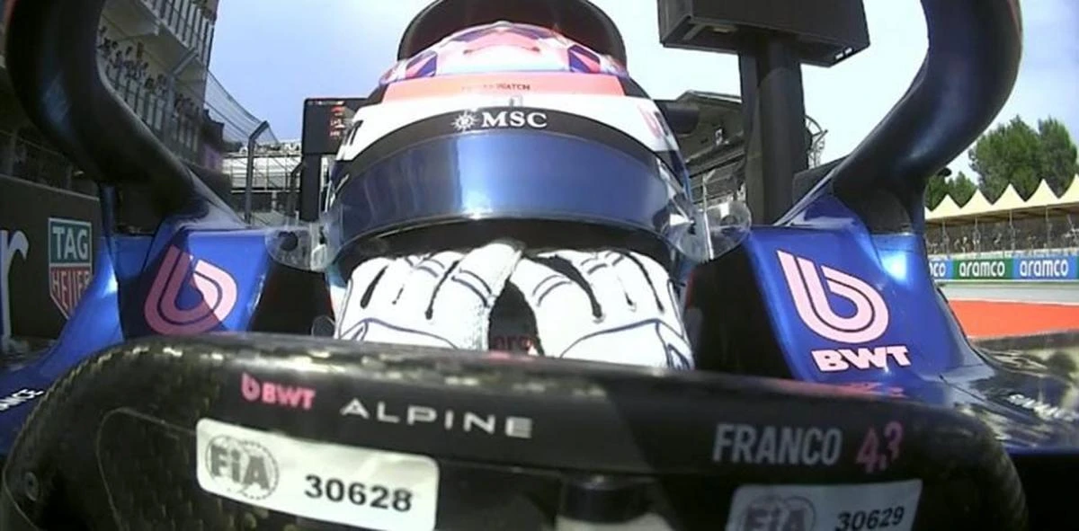 Colapinto tiene problemas con su auto