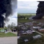 El Bracho: voraz incendio arrasó una fábrica de pinturas y dejó pérdidas casi totales