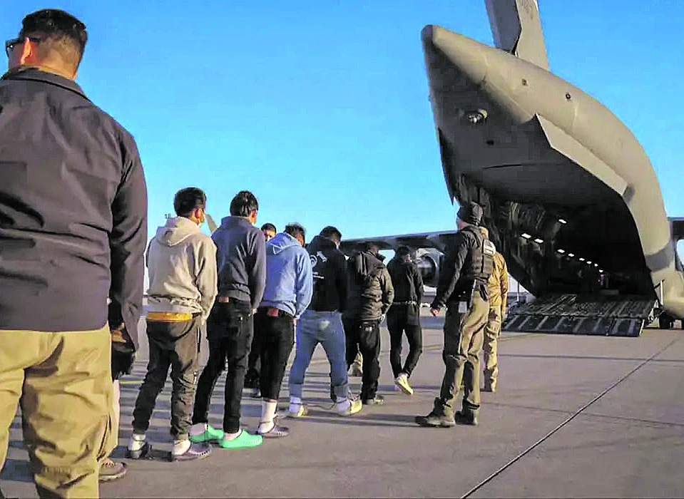 TRIUNFO. Trump consiguió una victoria en su batalla contra los migrantes, una de sus promesas de campaña.