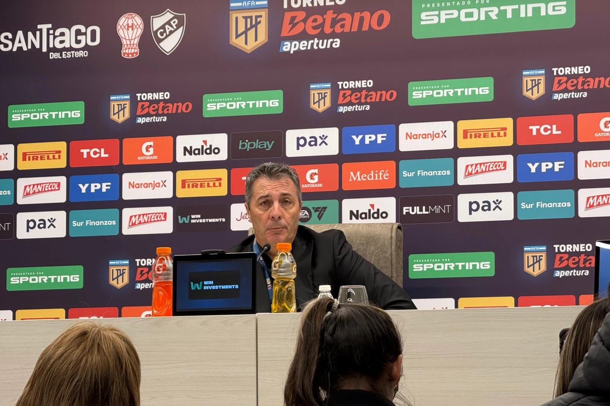 CON DOLOR. Kudelka aseguró que no estaba en condiciones de dejarle un mensaje al hincha.