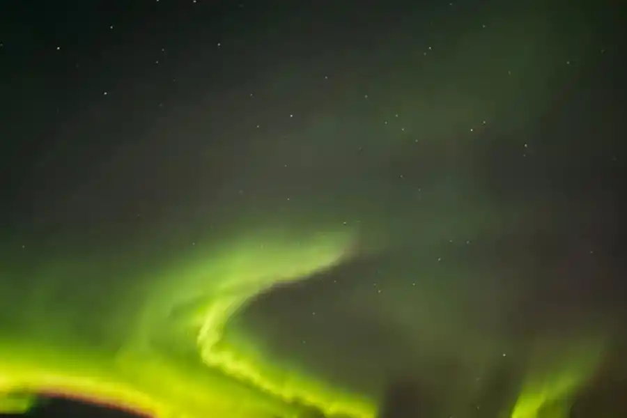 Los colores de las auroras iluminaron el cielo de la Antártida