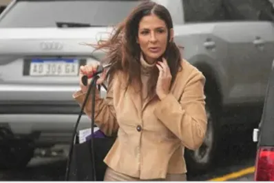 La jueza que fue apartada del caso de Maradona olvidó poner freno en su auto y chocó en frente de periodistas