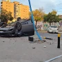 Terrible accidente en la esquina de España y Rivadavia: heridos y caos vehicular
