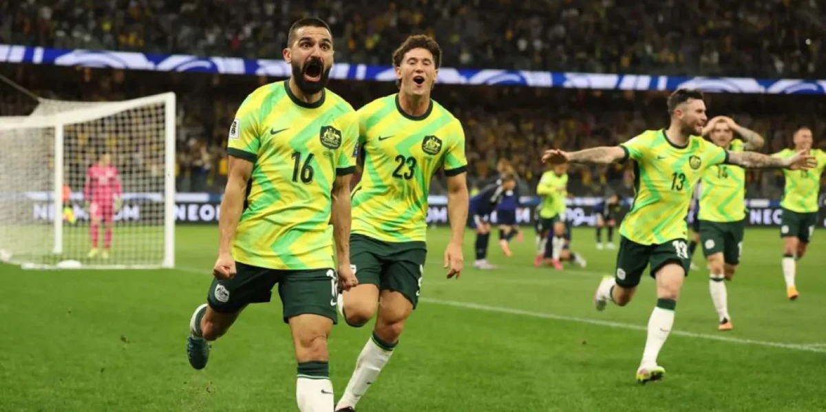 EUFORIA. Behich celebra el gol australiano casi al final del partido.