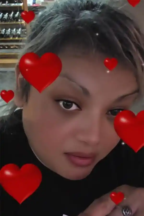 LA DETENIDA. Débora Cecilia Zerega en el video de Tik Tok.