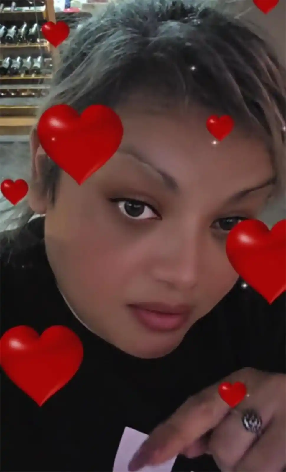 LA DETENIDA. Débora Cecilia Zerega en el video de Tik Tok.