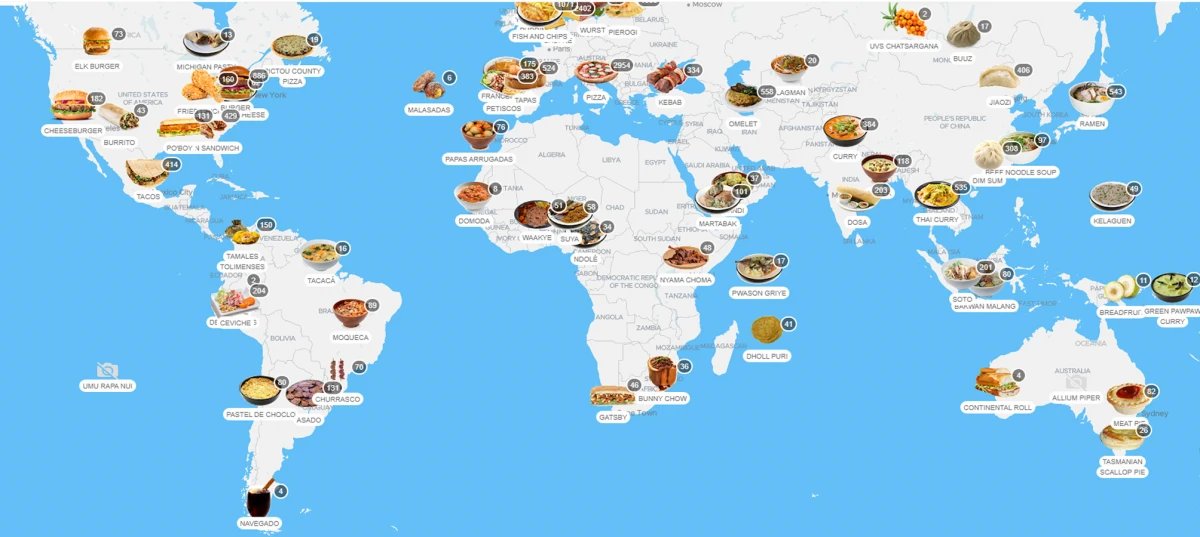 Taste Atlas es una prestigiosa guía gastronómica en línea que se dedica a explorar y catalogar la cocina tradicional de todos los rincones del mundo