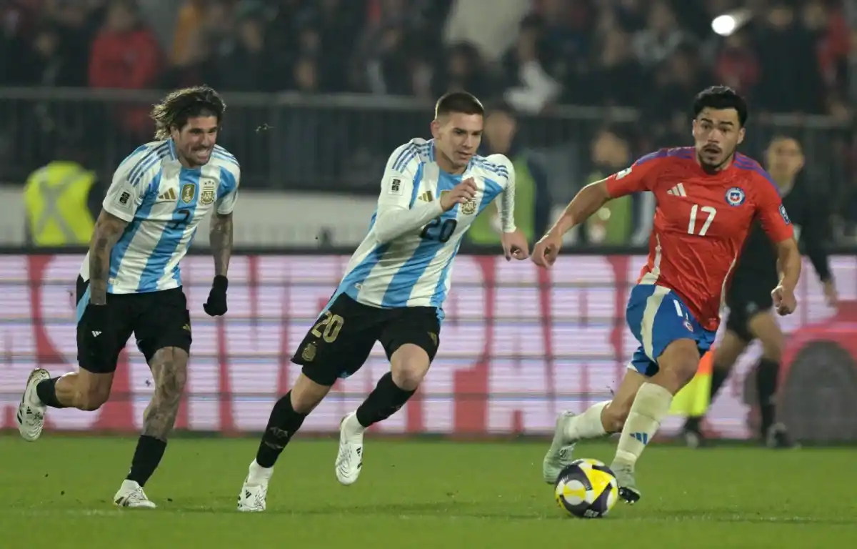 LA JOYA. Mastantuono tuvo sus primeros minutos en un campo de juego como jugador de la Selección mayor.