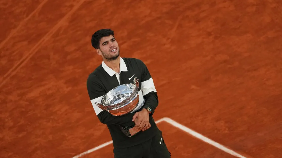 EN LO MÁS ALTO. Con el título en Roland Garros, Alcaraz lleva cinco coronas en los Grand Slam.
