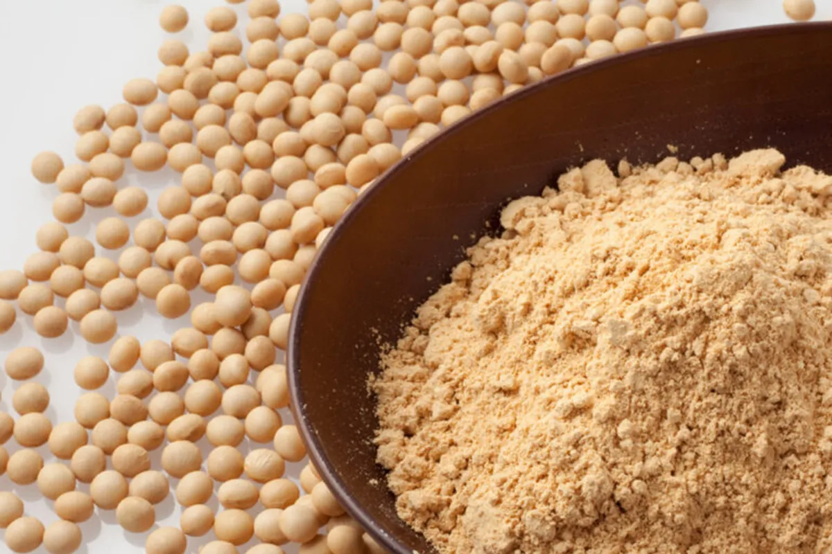Harina de soja.