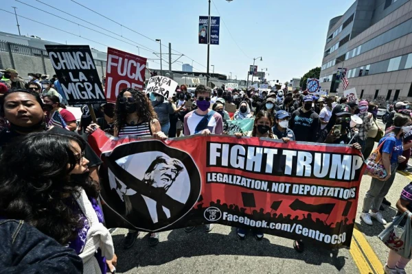 Tropas en Los Ángeles para apoyar redadas de migrantes