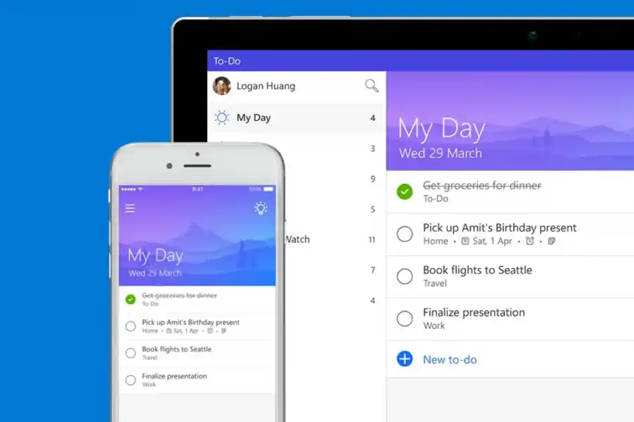 TAREAS ORGANIZADAS. Microsoft To-Do ofrece listas simples y sincronizadas para no olvidar entregas, recordatorios ni metas académicas.