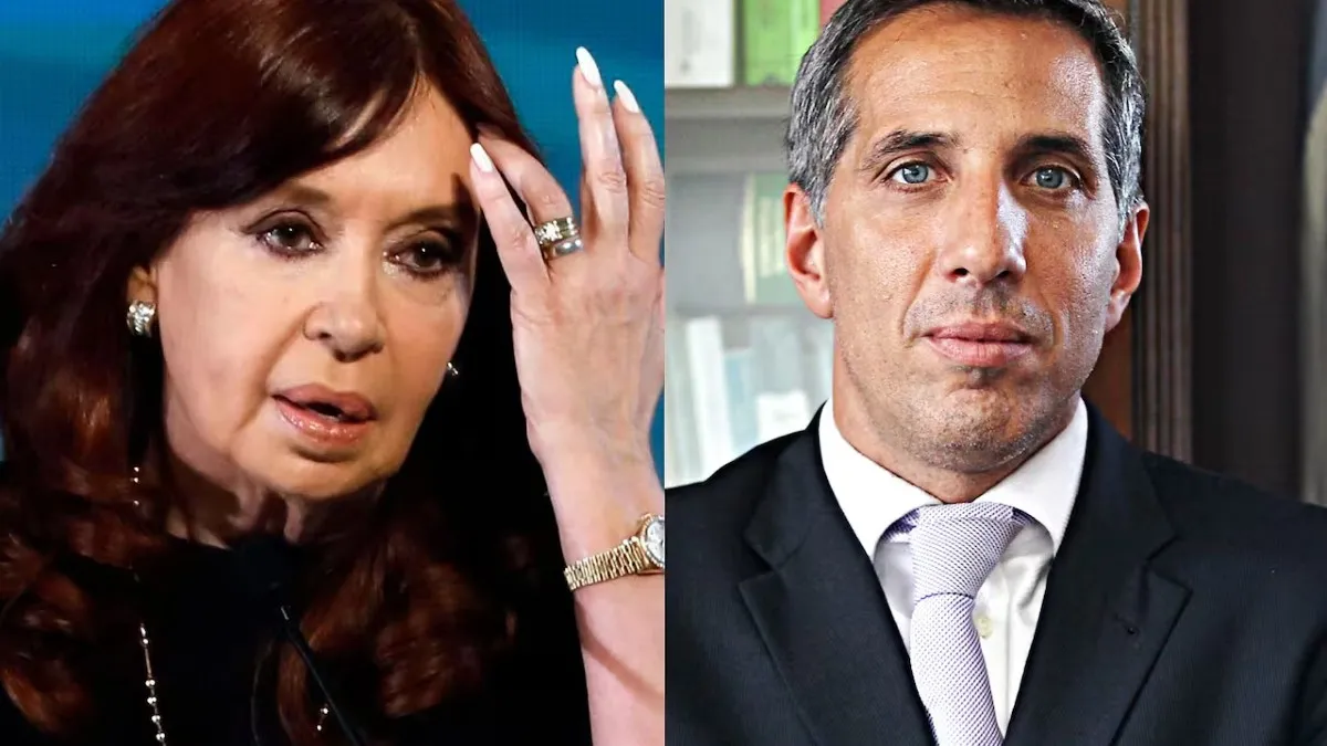 Cristina Kirchner y Diego Luciani.