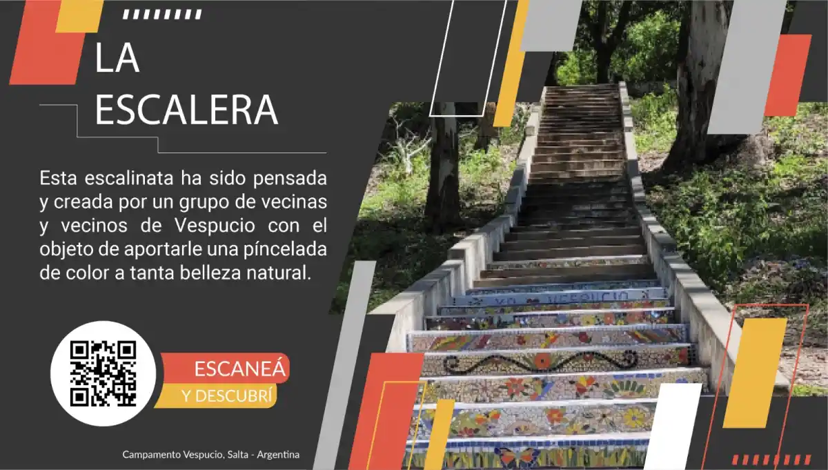 La escalera a Vespucio, lugar mágico