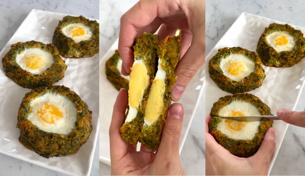 Receta saludable para principiantes: niditos de calabaza y espinaca rellenos