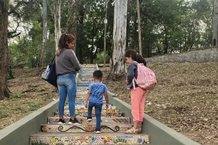 La escalera a Vespucio, lugar mágico