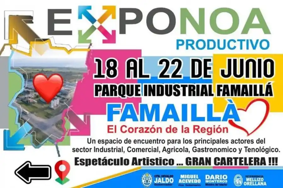 EXPO NOA. Del 18 al 22 de junio se llevará a cabo la primera edición de Expo NOA Productivo. / EXPO NOA