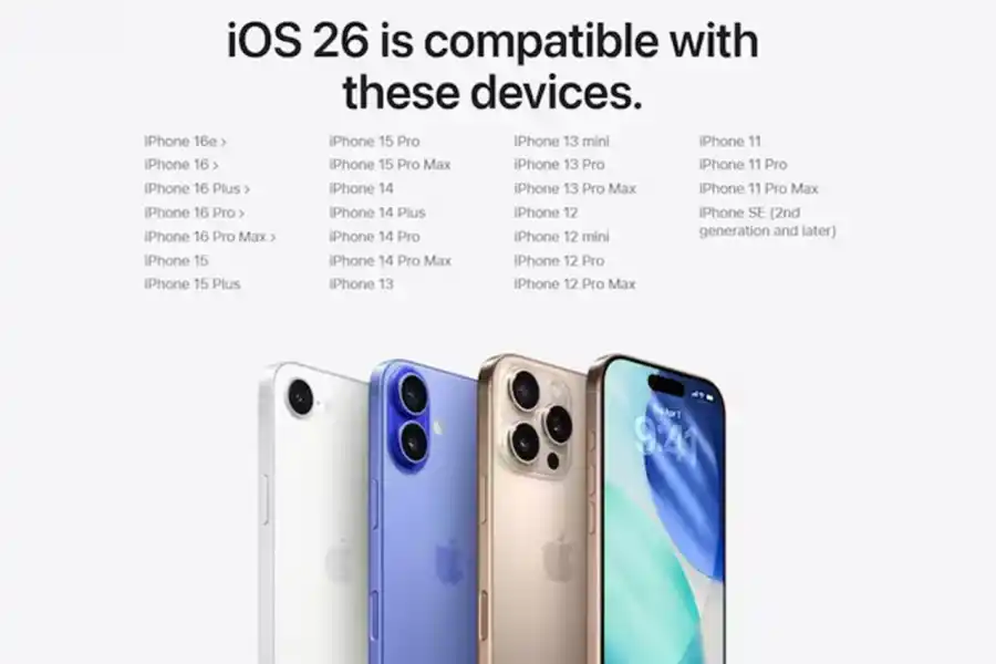 PARA TENER EN CUENTA. Estos son los modelos que podrán actualizar el sistema operativo iOS 26.