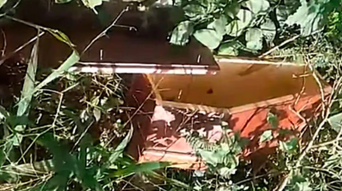 Encontraron un ataúd de bebe vacío en Salvador Mazza