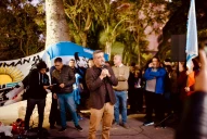 Noguera y Yedlin defendieron a Cristina Kirchner en acto y repudiaron la proscripción al peronismo