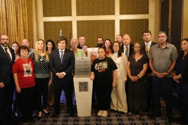 Milei se reunió con familiares de personas secuestradas por Hamás en Israel