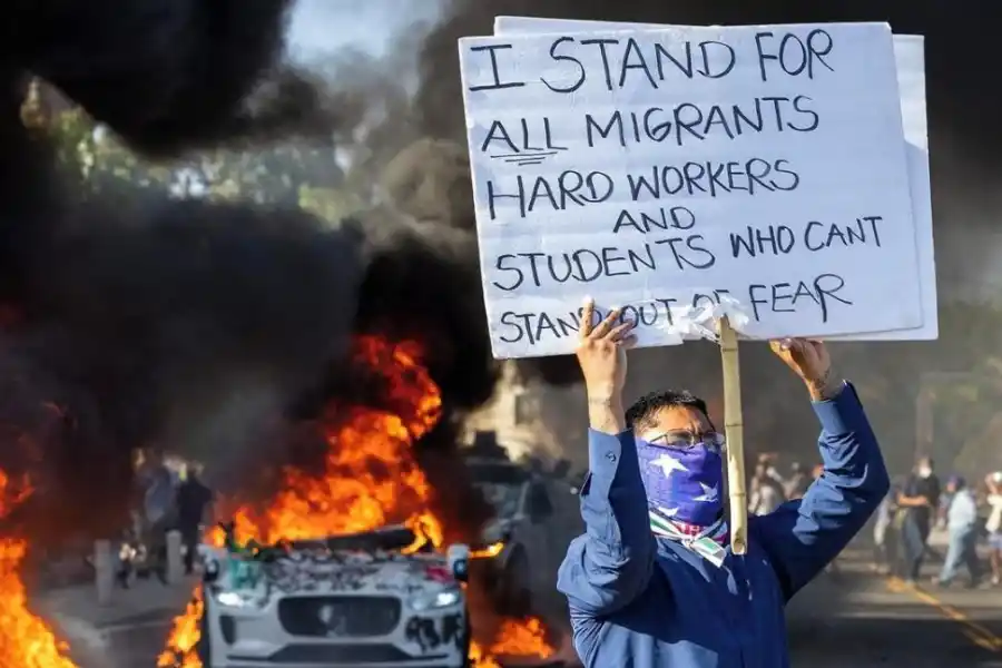 SOLIDARIDAD. “Por todos los migrantes trabajadores y estudiantes”.