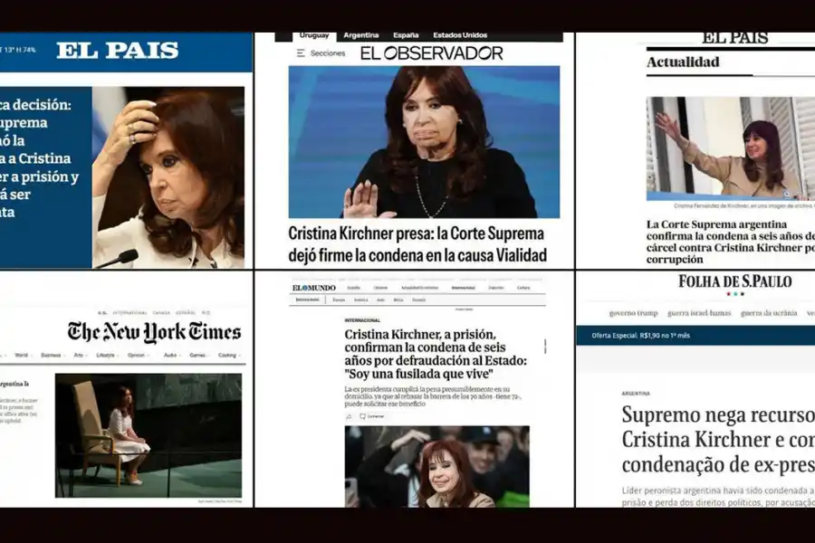 Un hecho inédito: la fórmula presidencial, condenada