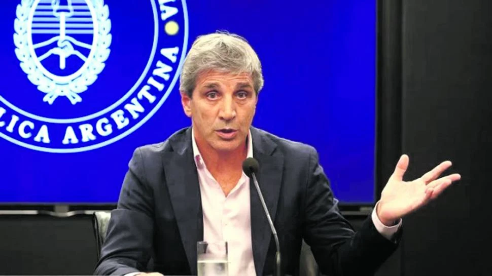 Luis Caputo, ministro de Economía de la Nación.