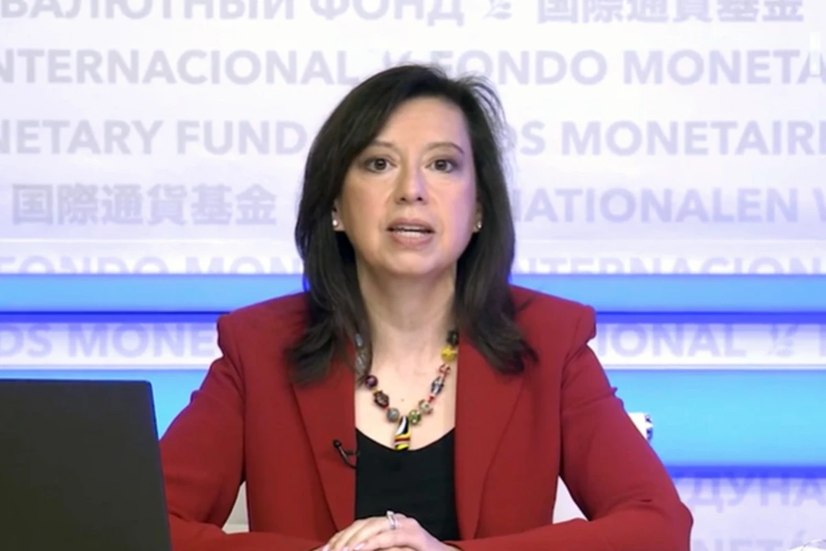 Julie Kozack, vocera del FMI. FOTO X @IMFSpokesperson
