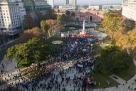 El apoyo a Cristina Kirchner se coló en el reclamo de los jubilados