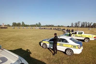 La Policía realizó un megaoperativo terrestre y aéreo en la capital