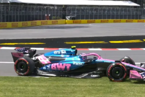 Colapinto terminó 18°, mejoró su vuelta rápida, pero volvió a equivocarse ¡en el mismo lugar!