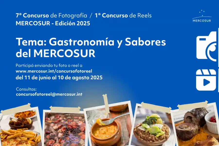 CONVOCATORIA. El Mercosur lanzó la convocatoria para que jóvenes retraten su cultura culinaria con fotos o reels y participen en un concurso con premios en efectivo.