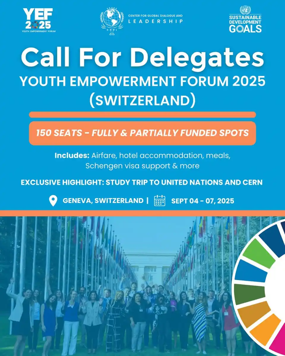 CONVOCATORIA. El YEF 2025 abrió la inscripción para otorgar 70 becas a jóvenes de todo el mundo interesados en liderazgo, diplomacia y cambio social.